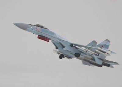 В Хабаровском крае упал самолет Су-35С. Пилот катапультировался