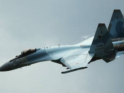 В России упал истребитель Су-35