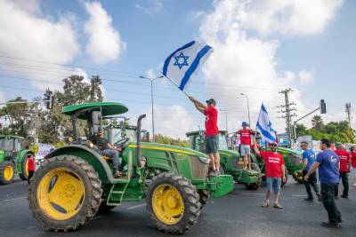 Протест продолжается: фермеры проведут завтра демонстрацию в Иерусалиме