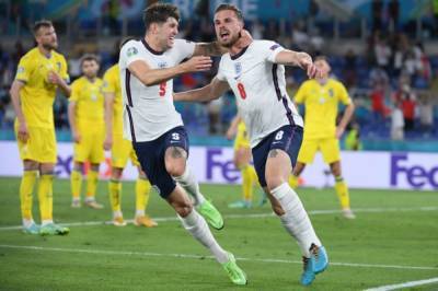 Англия с разгромным счётом обыграла Украину и вышла в полуфинал Евро-2020