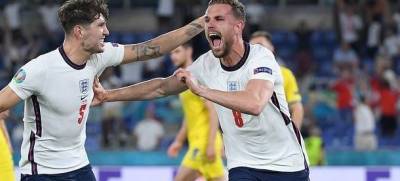 Украина потерпела поражение Англии в четвертьфинале Евро-2020