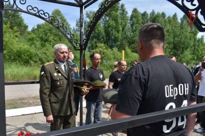 Томские росгвардейцы приняли участие в открытии мемориального комплекса