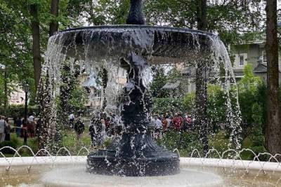В Рыбинске заработал фонтан, созданный 100 лет назад