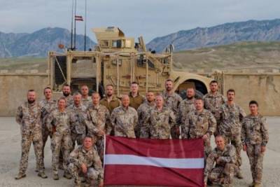 Латвия вывела свой военный контингент из Афганистана