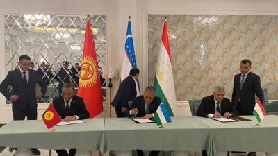 Правительственные делегации Кыргызстана, Таджикистана и Узбекистана обсудили приграничные вопросы