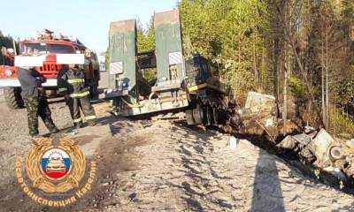 Двое мужчин погибли в жуткой аварии в Карелии: автомобили загорелись в кювете