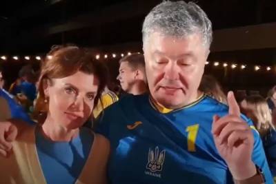 Появилось видео с пьяным Порошенко после матча Англия-Украина