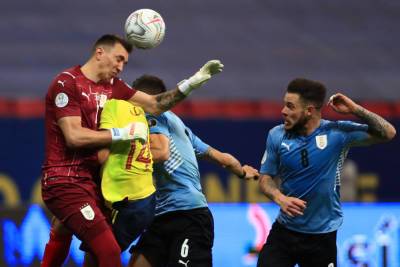 Уругвай - Колумбия 0:0 (2:4 по пен.) обзор и серия пенальти матча Кубка Америки-2021