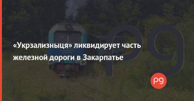 «Укрзализныця» ликвидирует часть железной дороги в Закарпатье