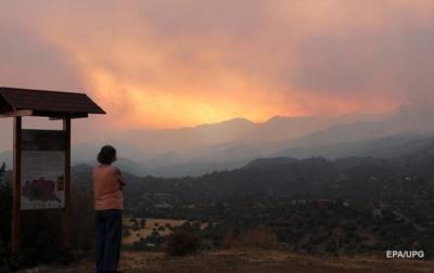 На Кипре крупнейший за последние 40 лет лесной пожар