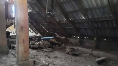 Под Одессой из-за удара молнии загорелся жилой дом