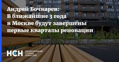 Андрей Бочкарев: В ближайшие 3 года в Москве будут завершены первые кварталы реновации