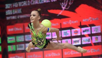 Украинская гимнастка Пограничная завоевала бронзу на Кубке вызова в Минске