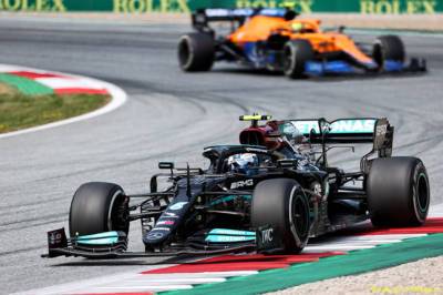 Валттери Боттас: Я удивлён скоростью McLaren