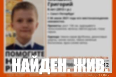 В Петербурге полиция нашла пропавшего 8-летнего ребенка