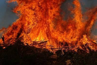 В дачном поселке под Донецком погиб при пожаре человек