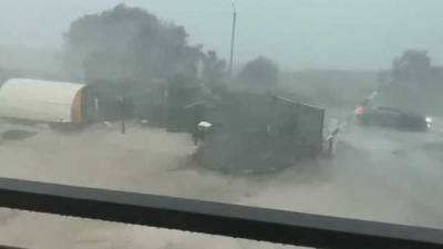 Курортный Бердянск накрыл мощный ураган