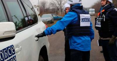 На Донбассе оккупанты обстреляли камеру наблюдения ОБСЕ