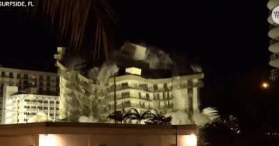 Обрушение многоэтажки в Майами: здание окончательно снесли (видео, фото) - focus.ua - США - Украина - шт.Флорида - Майами