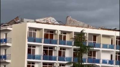 Часть Абхазии оказалась без света из-за урагана
