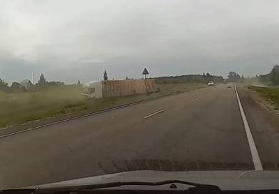 Смертельный маневр на трассе в Липецкой области попал на видео