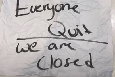 Ресторан «Макдоналдс» закрылся из-за увольнения всех работников в середине дня