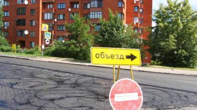 В Выборге до конца августа будет идти дорожный ремонт на улице Сухова