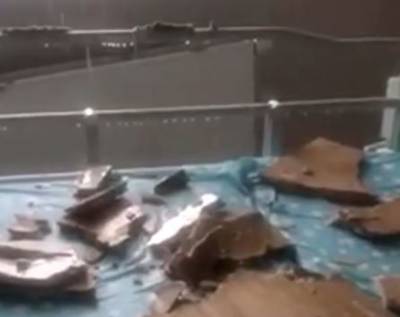 Сильный дождь в Нижневартовске затопил ковидный госпиталь