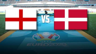 Англия - Дания: онлайн-трансляция полуфинала Евро-2020