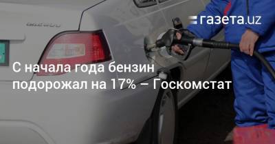 Расул Кушербаев - С начала года бензин подорожал на 17% — Госкомстат - gazeta.uz - Узбекистан