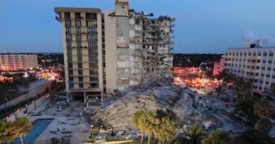 Обвал дома во Флориде - взорвали уцелевшую часть, видео