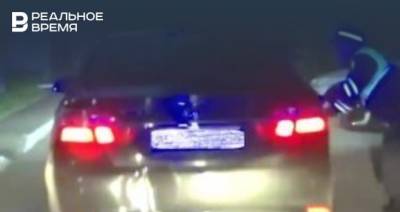В Зеленодольске 13-летний подросток на Toyota Camry врезался в машину ГИБДД