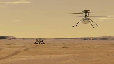 Вертолет Ingenuity успешно совершил девятый полет над поверхностью Марса