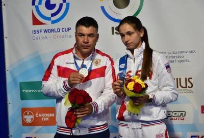 Липецкая снайперша выиграла серебро Кубка мира в паре с олимпийским чемпионом