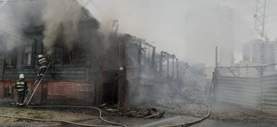 Стала известна причина возгорания дома возле храма Святого Владимира в Астрахани