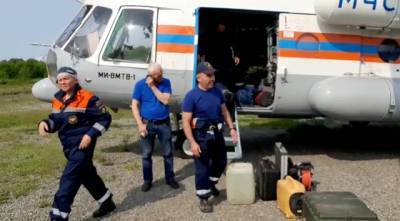 Видео поисков пропавшего самолета Ан-26