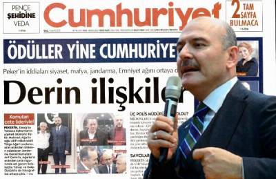 Глава МВД Турции предъявил оппозиционной газете миллионный иск