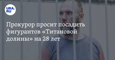 Прокурор просит посадить фигурантов «Титановой долины» на 28 лет