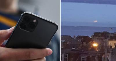 В Британии студент снял НЛО в ночном небе - фото