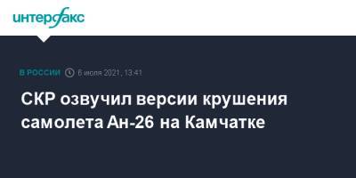 СКР озвучил версии крушения самолета Ан-26 на Камчатке