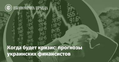 Когда будет кризис: прогнозы украинских финансистов