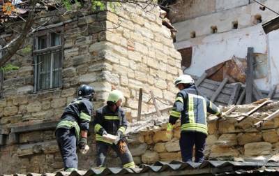 В Одессе обрушился двухэтажный дом
