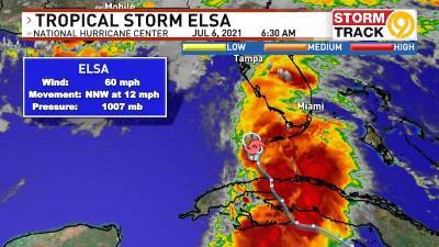 К Флориде приближается шторм Эльза. Где действует штормовое предупреждение?