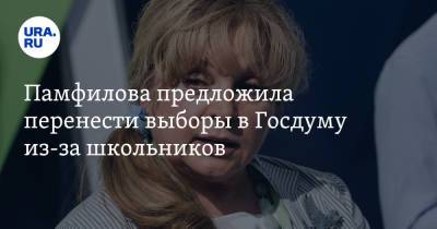 Памфилова предложила перенести выборы в Госдуму из-за школьников