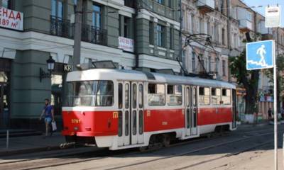 Завтра в Киеве отменят два трамвайных маршрута