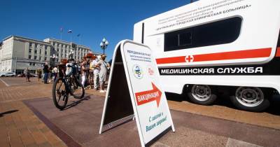 В Калининградской области изменились графики работы мобильных пунктов вакцинации