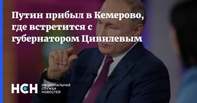 Путин прибыл в Кемерово, где встретится с губернатором Цивилевым