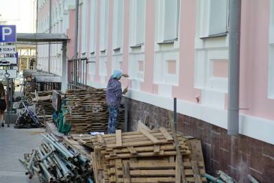 Ремонт в Нижегородском выставочном комплексе завершат в августе