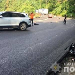 В Яремче пьяный водитель на иномарке сбил насмерть байкершу. Фото