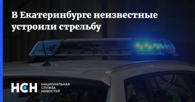 В Екатеринбурге неизвестные устроили стрельбу